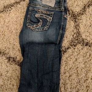 Silver Suki Jeans